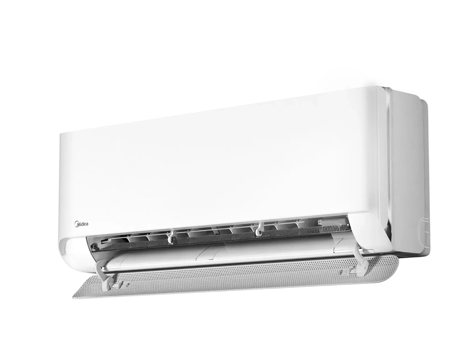 Midea Breezeless Split Air Conditioner, 1 Ton, Silk-Cool Twinflap™ & Intelligent Energy Saving, White